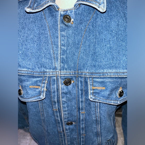 Vintage Dungarees Not So Basic Stuff Button Up Denim Jacket 🪼 - Picture 3 of 8